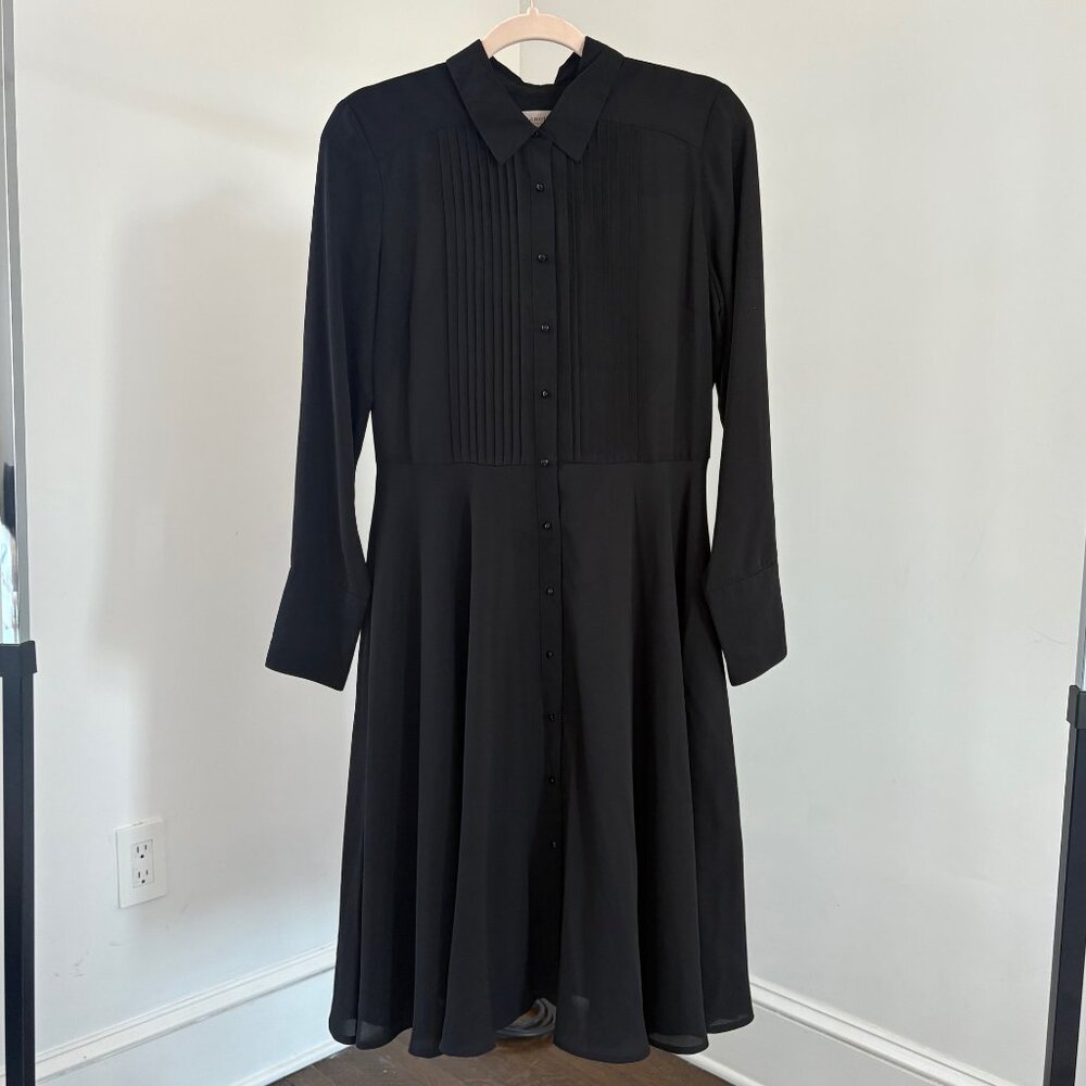 Nanette Lepore Black Button Down Dress